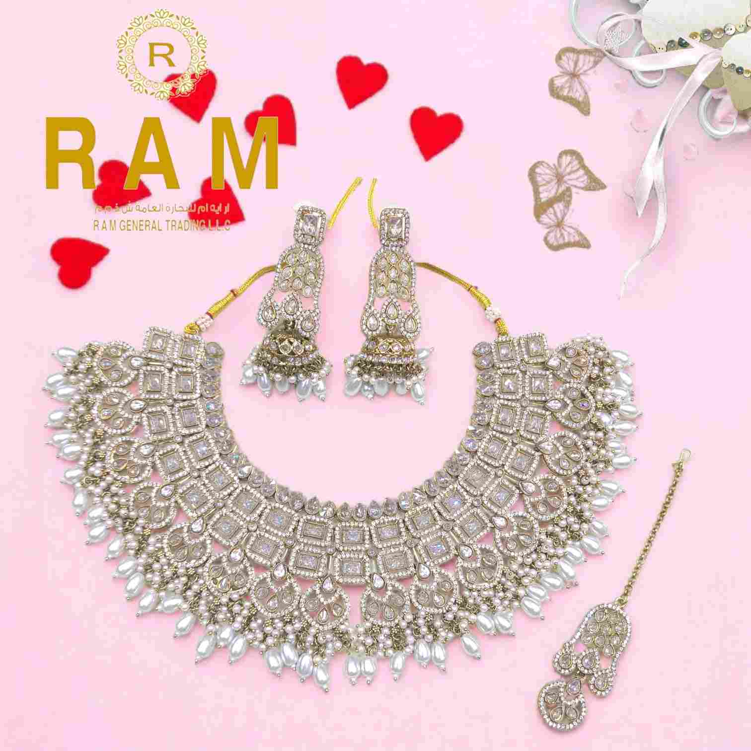 POLKI NECKLESS WITH EARINGS
