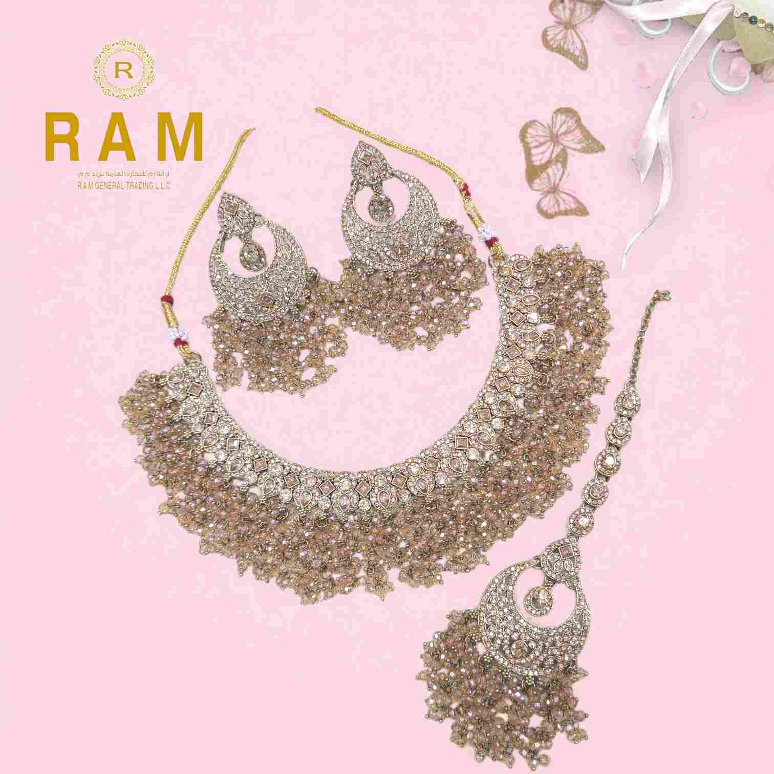 POLKI NECKLESS WITH EARINGS