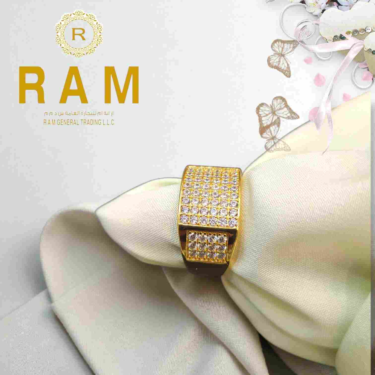 MENS GOLD PLATED RING