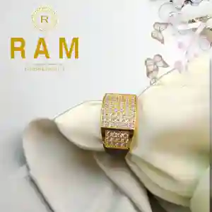 MENS GOLD PLATED RING